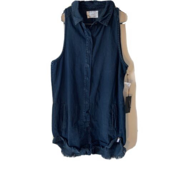 NWT Free People One Teaspoon Mini Braxton Overall Romper, Sz S - Picture 1 of 6